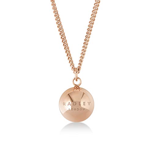 RADLEY 'Bliss Crescent' 925 Sterling Silver Rose Gold Plated Necklace RYJ2010