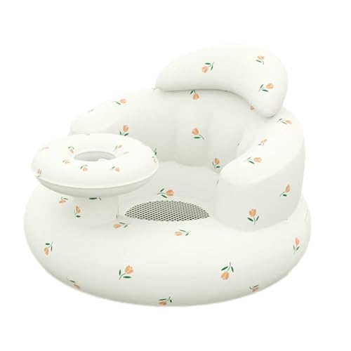 Inflatable Baby Seat - Baby Support Inflatable Seat | Toddler Blow Up Floor Seat | Toddler Back Support Sofa | 3-36 Months Non Slip Toddler Sit Up Chairwith Built-in Air Pump for Sitting Up