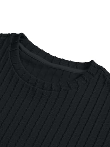 COZYEASE Men's 2 Piece Outfits Short Sleeve Crewneck Summer T Shirt and Drawstring Casual Track Shorts Set3