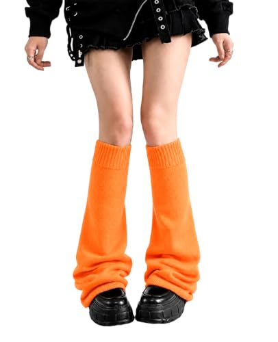 Image of Moon Wood Leg Warmers for Girls Women Kawaii Harajuku Flared Knitted Leg Warmer Goth Cute Lolita Socks