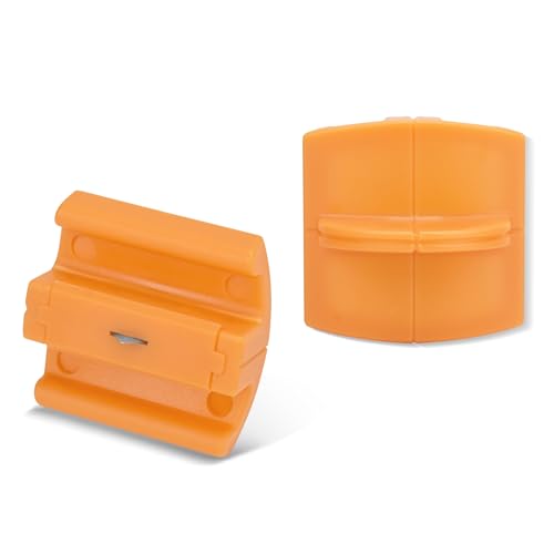 157400-1001 TripleTrack Blade for Fiskars SureCut & Precision Paper Trimmer, Paper Cutting Style I Titanium Blades Replacement for Fiskars Portable Craft Paper Cutter Trimmer, 2 PCS