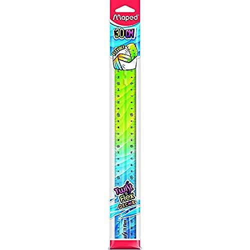 Maped Twist and Flex Décorada - Regla (30 cm), varios colores