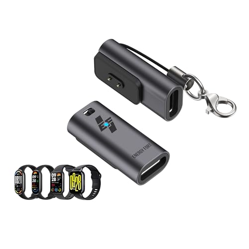 Sikai for Xiaomi Smart Band 10/9/9 Pro/8/8 Pro/Redmi Watch 5 [dϊA_v^[ USB C to VI~Smart BandϊA_v^[ for VI~ X}[goh[dΉ h~X