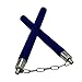 TMA Nunchucks Foam Rubber Training Nunchucks Match with Bearing Ball System and Steel Chain for Kids Beginners Adults (Blue)