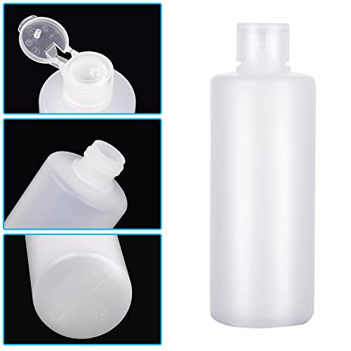 MFUOE 2Pcs 200ml Travel Bottles with Flip Cap Empty Plastic Soft Tube Squeeze Bottle Reusable Cosmetic Bottles for Lotion Toiletries Shampoo - Image 3