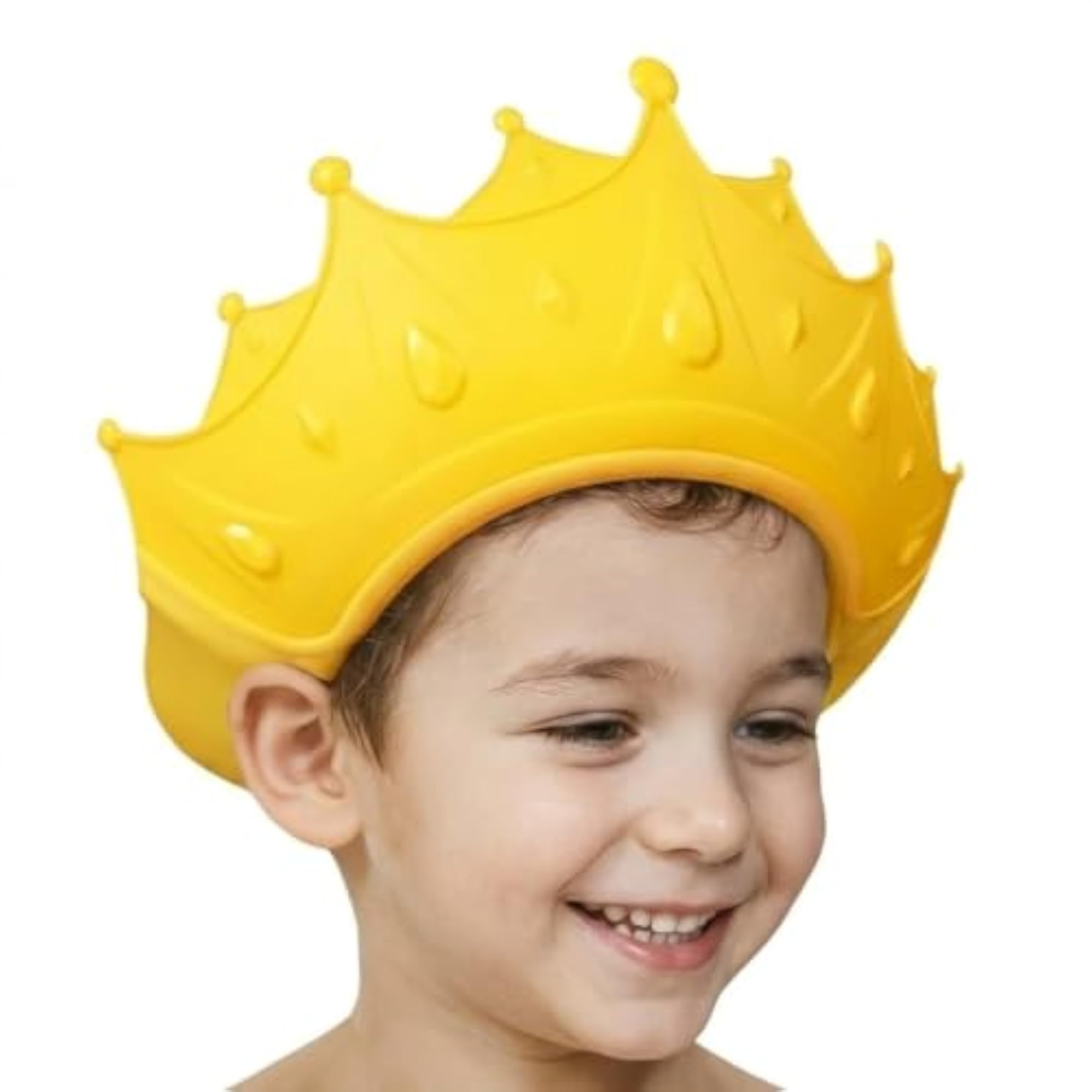 Baby Bath Shower Cap, Adjustable Silicone Bathing Crown