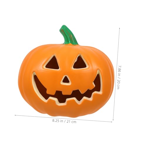 Linterna de Calabaza de Halloween Iluminada Luz LED para Casa 4