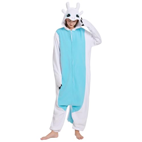 Pyjama animal dragon pour adulte combinaison cosplay halloween flanelle