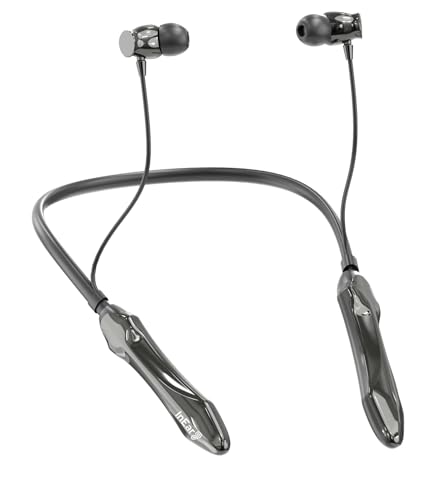 Image of inear DJ M7 Neckband Bluetooth Earphones | Upto 50H Playtime | Magnetic On /Off, ENC for Clear Calls | Water & Dust Resistant, Deep Bass | Fast Charging, Wireless Earphones for Music & Calls | Silver