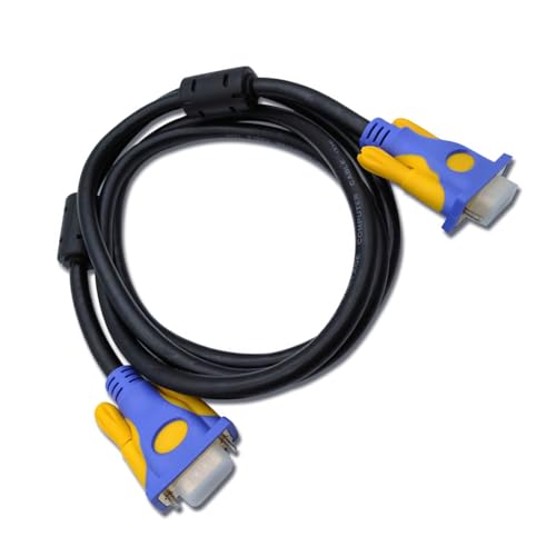 ZHENZQ VGA to VGA Monitors Cable Male to Male for Projectors Low Impedance and Minimal Signals Distortions