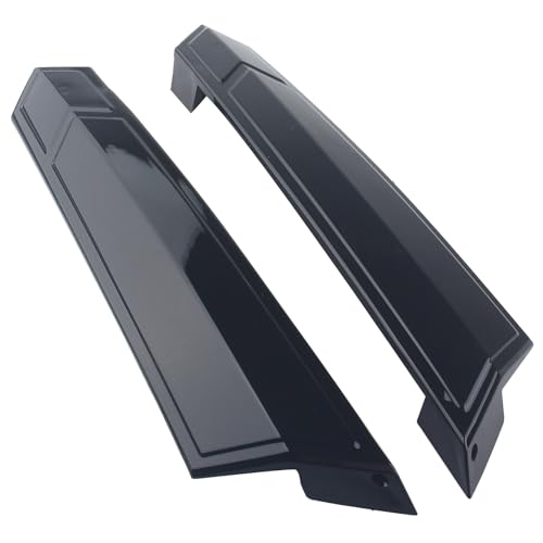 Cubiertas para bisagras de alforjas compatibles con motocicletas Victory Cross Country, Cross Country Tour, Magnum, Hard-Ball y Cross Roads (2010-2017), color negro miniatura 1