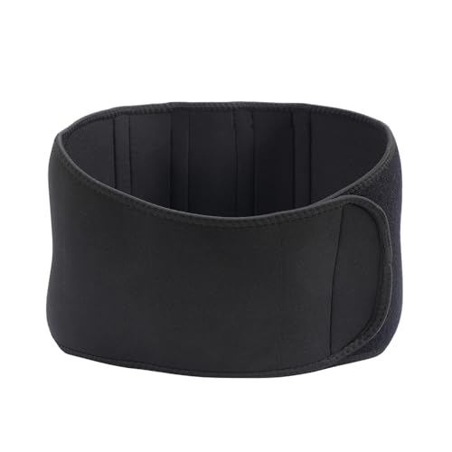 Waist Trainer, Lumbar Support Belt for Men & Women, Tummy Control, Lightweight Under Uniform Design, Black