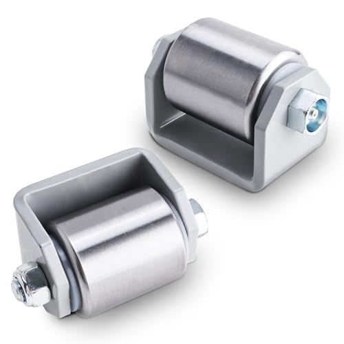 NORJIN 2 Pack 2-Inch Weld-On Trailer Skid Wheels
