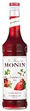 sirope monin fresa con el jarabe de fresa de MONIN le das el sabor de fresas frescas a tus batidos, smoothies, postres, etc.
