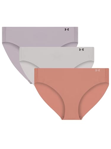 Under Armour UA PURE STRETCH NO SHOW BIKINI-SOLID 3PK, CANYON PINK, M