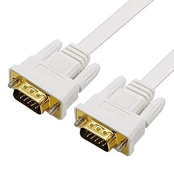 Sii VGA Cable 15 Pin Male to Male 3 Meter for Computer PC Desktop Monitor Laptop LED LCD Screen Projector Television DVR