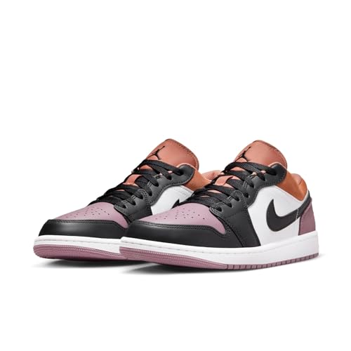 Jordan Men's 1 Low SE Sky J Mauve White/Black-Sky J Orange (FB9907 102)4
