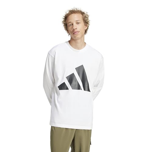 adidas 長袖 Tシャツエッセンシャルズ ビッグロゴ シングルジャージー長袖Tシャツ KRG02メンズ