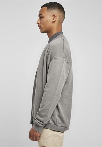 Urban Classics Bomber Sweat Washed veste zippée en coton doux