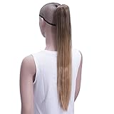 Modo de uso: la extensión de pelo de cola de caballo con mandíbula es fácil de instalar y quitar. Buena forma de cambiar tus peinados. Perfecto para agregar volumen y más largo a una cola de caballo.