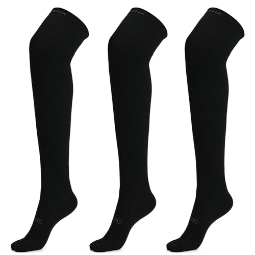 Toe Socks Cool-max Compression Socks Over the Knee Stockings Graduated Support for Running,Travel - Main Image
