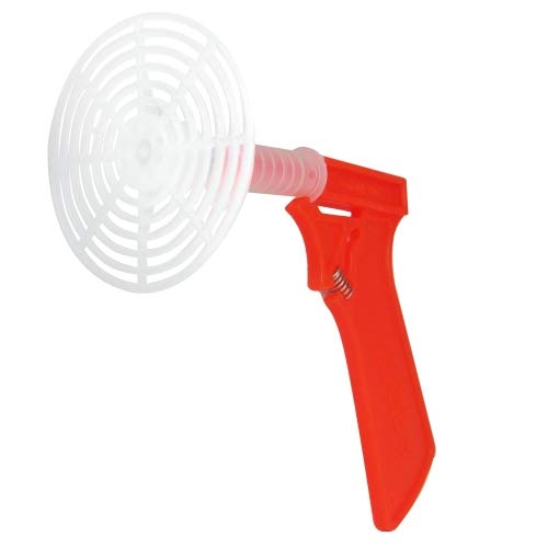 Preisvergleich Produktbild nerabi Fliegenpistole Fliegenfänger Fliegenklatsche - die verrückte Pistole zum fliegenfangen Amazing flygun (Rot)