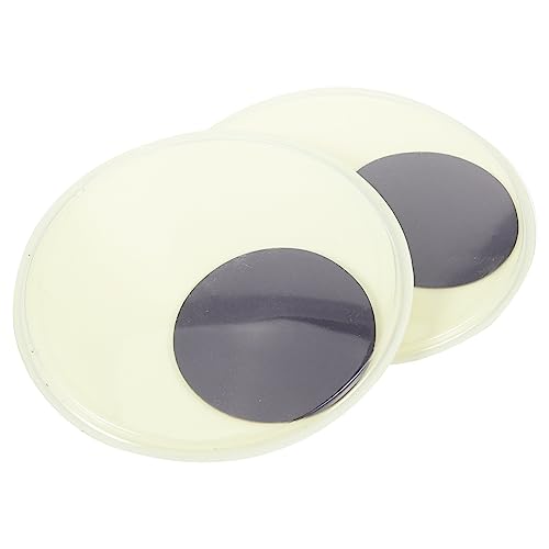 Operitacx 2pcs Luminous Fake Eyes for Crafts Doll Making Kit Giant Googly Eyeballs