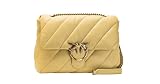  Pinko Love Quilt, Amor Big Puff Maxy EDREDÓN 5 CL para Mujer, Pampa Oro Antiguo, 25 cm x 12 cm x 33 cm