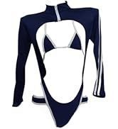 QNCLO Women's one-Piece Cosplay Sexy Jumpsuit Underwear Japanese Anime Kawaii Cute Hollow Out Swi...