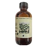 Organic Terpeneless Lemon Extract - Tart Lemony Flavor for Cakes - Cookies - Icing - Filling - PG Free - Non-GMO - Gluten Free - Kosher - Vegan - 8 ounces