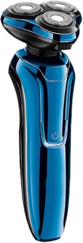 Sekoda Electric Shaver for Men, 4D Floating Head & LED Display, IPX7 Waterproof Wet&Dry Shaver with 120min Runtime, 5-in-1 Grooming Kit Includes Nose/Beard Trimmer (Blue)