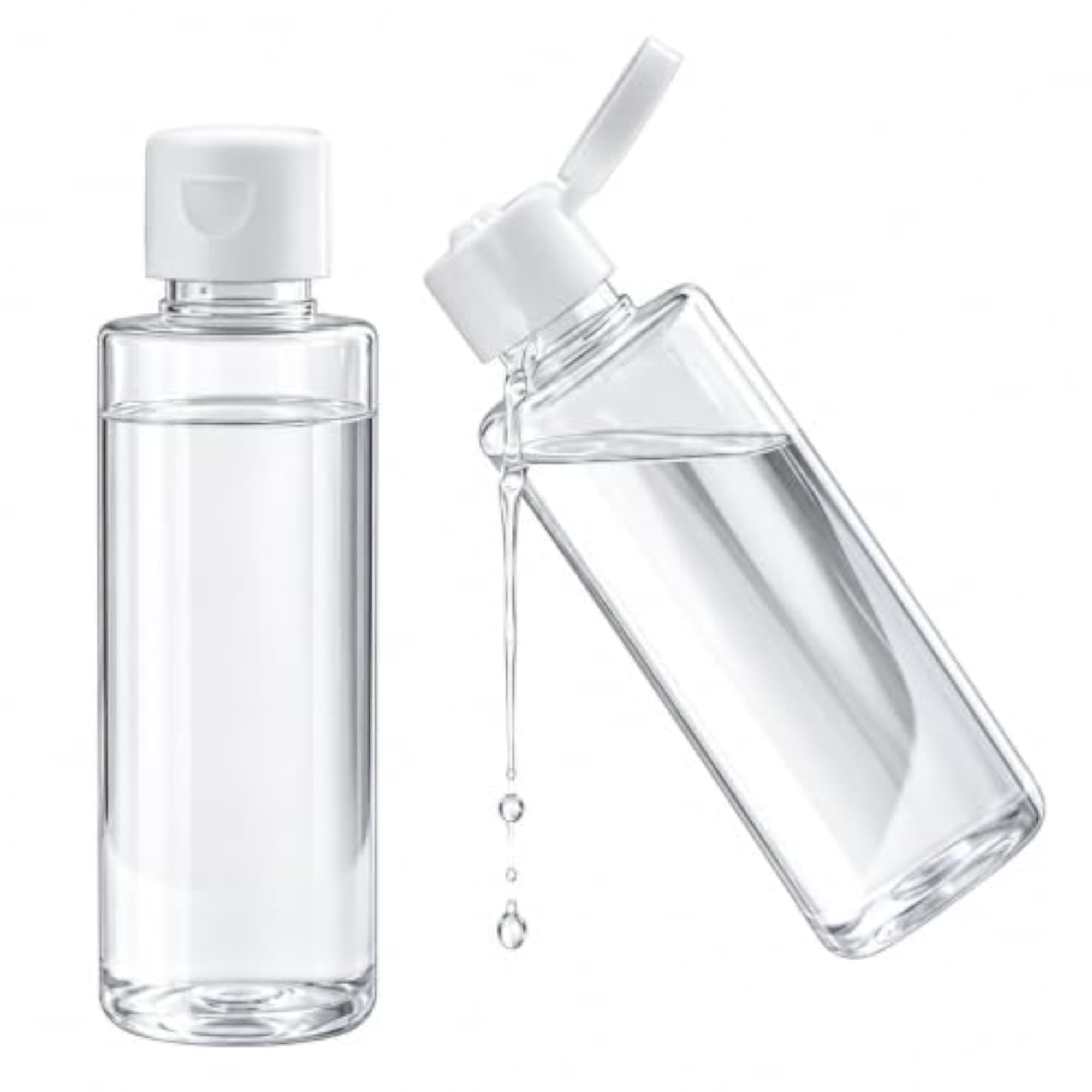 50 ML FLIP CAP BOTTLE 50 ml PET Bottle Pack of 2