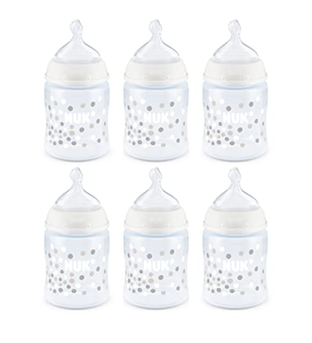 NUK Disney Smooth Flow Bottle (5 Ounce (Pack of 6), Horse & Horse)