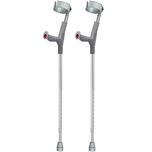 Béquilles d'avant-bras réglables en hauteur aluminium adulte pas cher