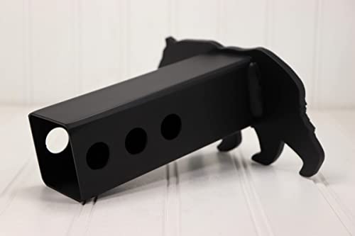 Custom Hitch Covers 12986-Matte Black, Black Bear Hitch Cover #TOP1