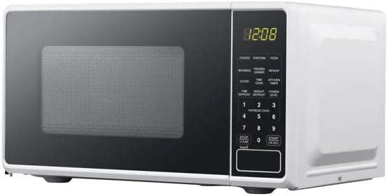 Miniatura 2 de DAYUM - Horno microondas de 0.7 pies cúbicos con capacidad para encimera, color blanco