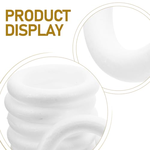 Cercles en mousse légers Didiseaon à peindre et sculpter pour décors DIY