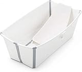  Baignoire Flexi Bath blanche + transat blanc - Stokke
