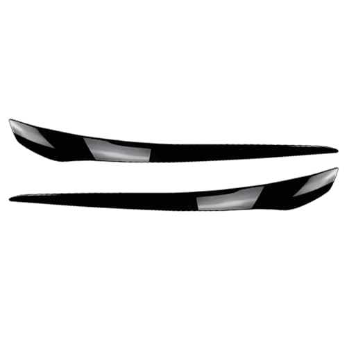 GZYF ABS Headlight Eyebrow Trim Cover Lamp Eye Lid Glossy Black for BMW 3 Series E92 E93 LCI Coupe 10-12 Car