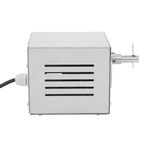 EGBNSY Moteur Tourne Broche, 220v Moteur Tourne Broche, Acier Inoxydable et Trous De Ventilation, Facile à Installer, Facile à Nettoyer, Durable, Moteur de...