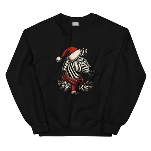 Sweat-shirt zèbre noir pour rompre la monotonie des vêtements d'hiver sombres