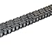 Generic 1Pcs 04c-1 Carbon Steel Roller Chain/Chain Connector, Chain Pitch 6.35, Half/Full Buckle Roller Industrial Chain/Join Buckle MINGPING (Size : Closed Connector)