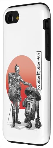 Coque iPhone 7 Star Wars Visions C-3PO R2-D2 etui de protection V-2 - 2