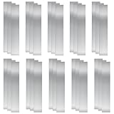 Swpeet 30 pezzi 10 spessori in acciaio inox 304 kit assortito, 2,5 cm (larghezza) x 15,2 cm (lunghezza) x 0,00 cm/0,000/0,000/0,000/0,000/0,000/0,000/0,000/0,000 "(spessore) striscia di riempimento