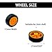 30PCS Small Toy Wheel RC Car Rubber Tire Wheel with Metal Round Shaft Axles for RC Car Truck Robot Boat Helicopter DIY Model Toy Building Project (2x21mm)
