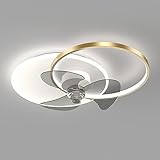 Source lumineuse intelligente de LED: le plafonnier d'économie d'énergie de 48W adopte la nouvelle source lumineuse de lentille de LED, l'abat - jour de protection oculaire d'acrylique, la lumière blanche froide réglable (6500k), la lumière neutre (4000k), la lumière blanche chaude (3000k). Réglable avec la télécommande 2.4G. Le ventilateur de plafond créatif avec lampe économise 80% d'énergie et offre une longue durée de vie.