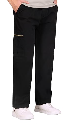 RynoGear Casual Cargo Pants for Men || Pant for Man Black