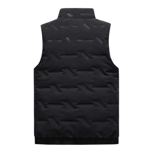 Chaleco de algodón para hombre de invierno deportivo color liso 2