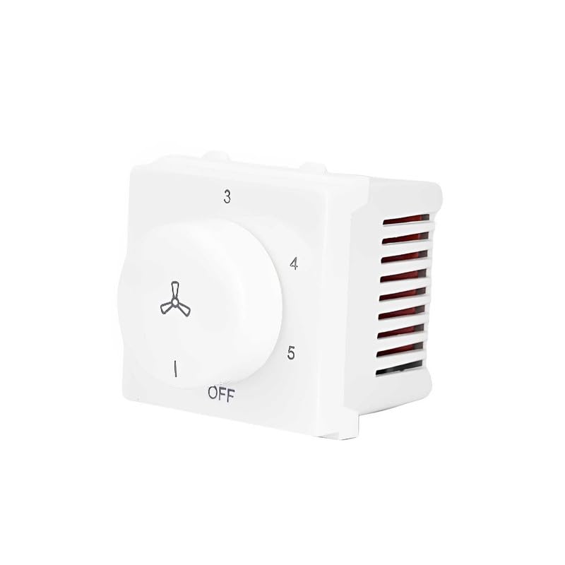 Image of Logitec Fan Regulator 5-Speed Type: TWO MODULE PENTA White