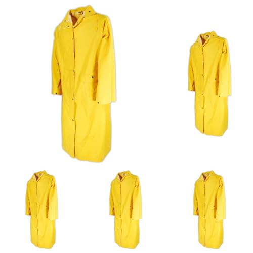 Image of MAGID RainMaster Heavyweight PVC Raincoat, 1 Jacket, Size Medium, Yellow, R2014 (Pack of 5)